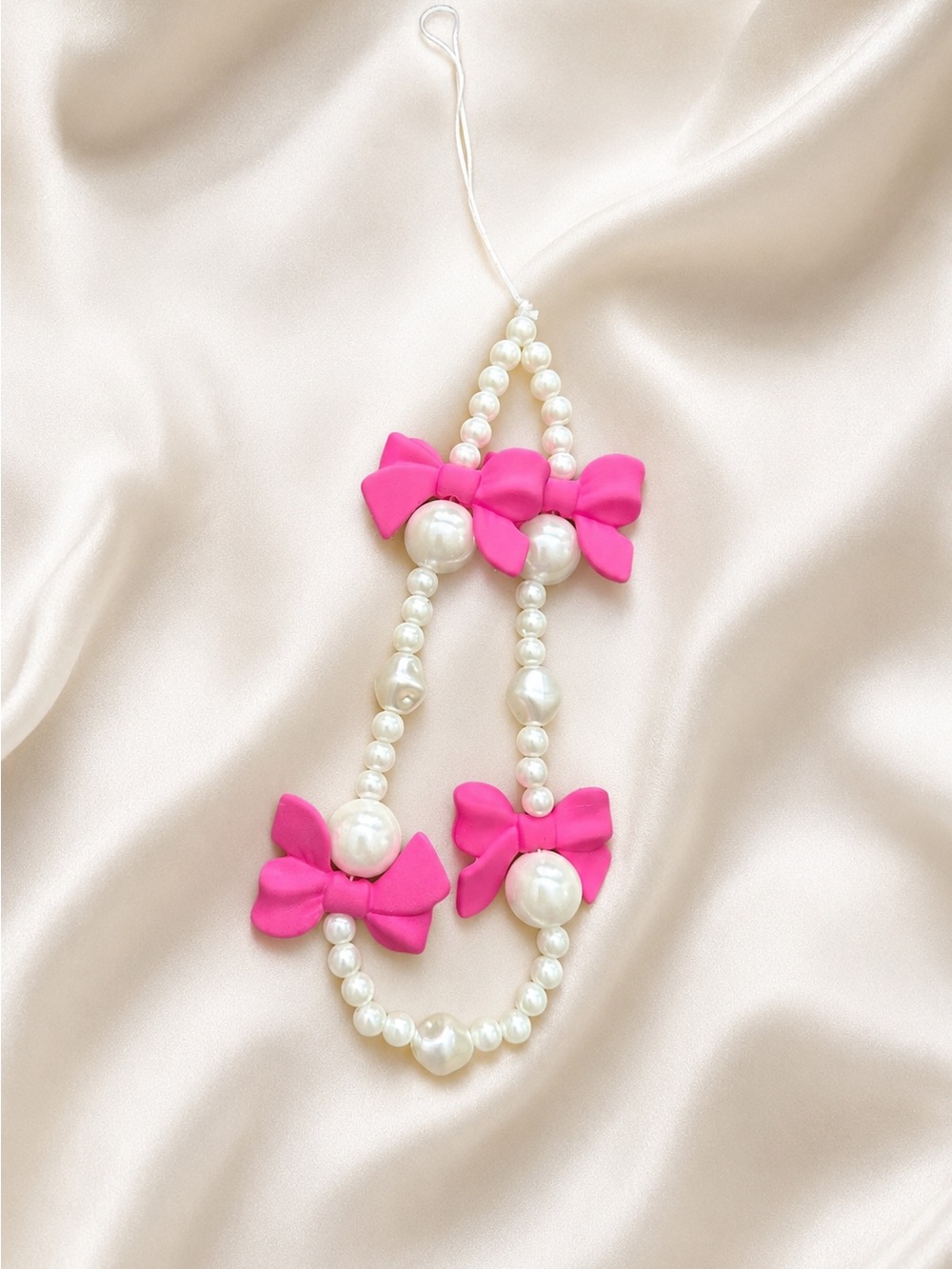 ✨ Pearl Bow Phone Charm & Bag Charm 🎀